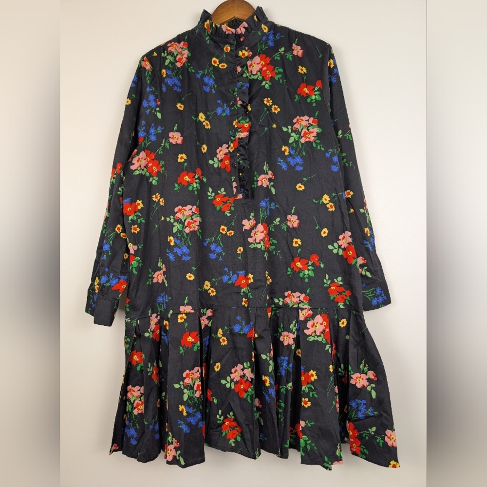 Tuckernuck After Light Amaryllis Tate Mini Dress XXL Floral Ruffle Feminine
